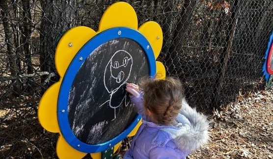 Preschool chalk board